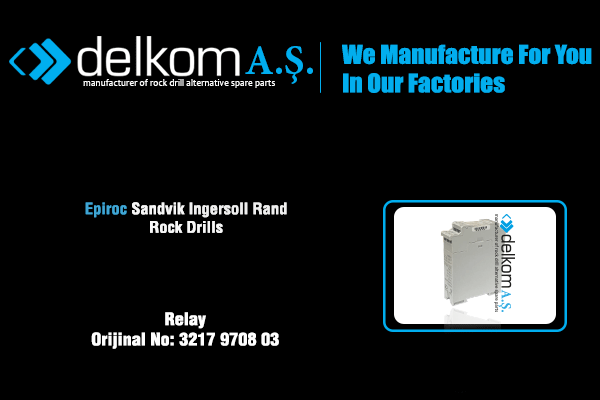 Relé Rock Drill Spare Parts