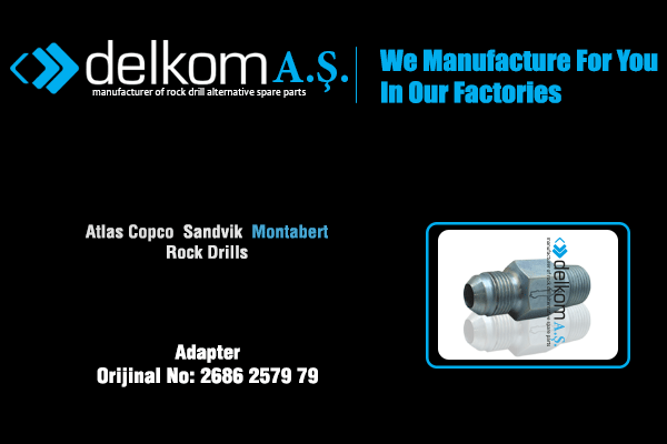 Adaptador Rock Drill Spare Parts