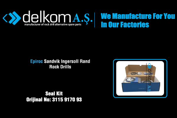 Kit de Sellos Rock Drill Spare Parts