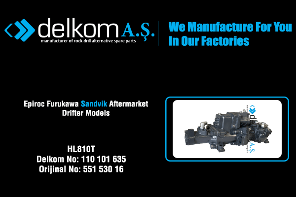 HL810T Rock Drill Spare Parts