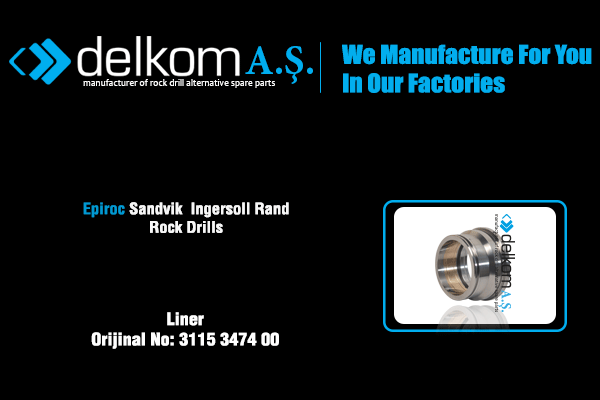 Chemise Rock Drill Spare Parts