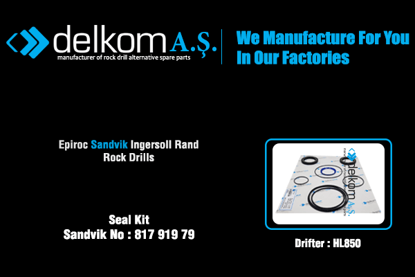 Kit d’étanchéité HL850 Rock Drill Spare Parts