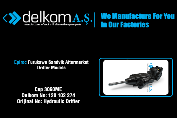 COP 3060ME Rock Drill Spare Parts