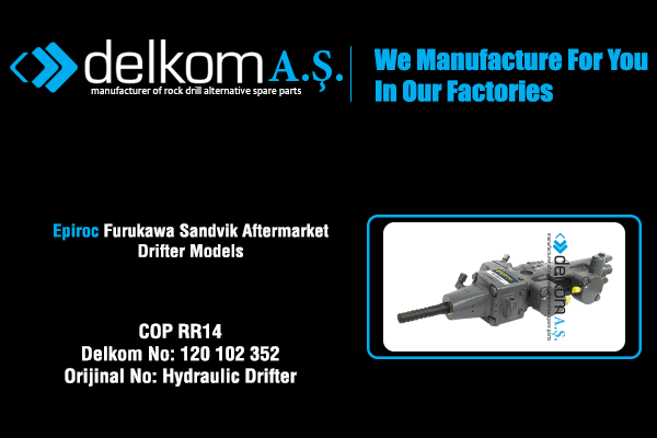 COP RR14 Rock Drill Spare Parts