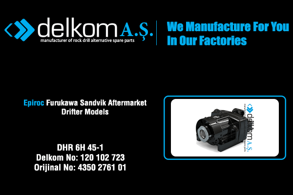 DHR 6H 45-1 Rock Drill Spare Parts