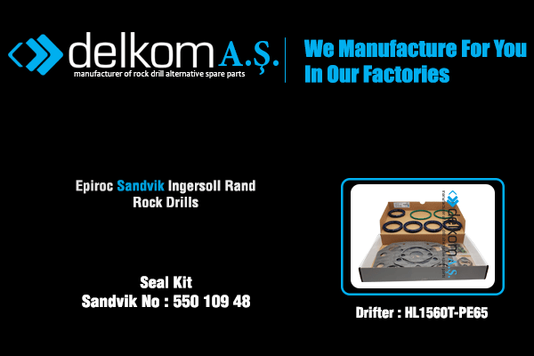 Power Extractor Tamir Takımı HL1560T/PE65 Rock Drill Spare Parts