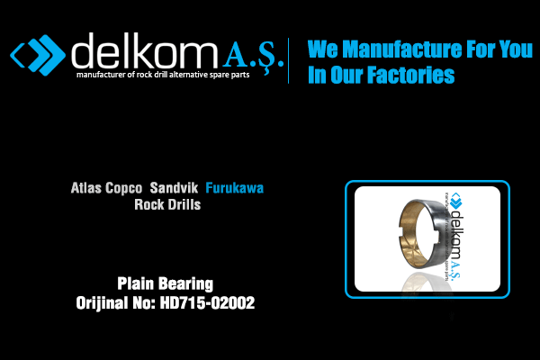 Rotasyon Yatağı Arka Rock Drill Spare Parts