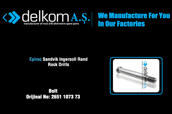 Çene Kol Pimi Rock Drill Spare Parts