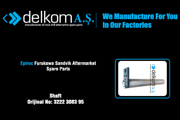 Boom Taşıyıcı Pim Rock Drill Spare Parts