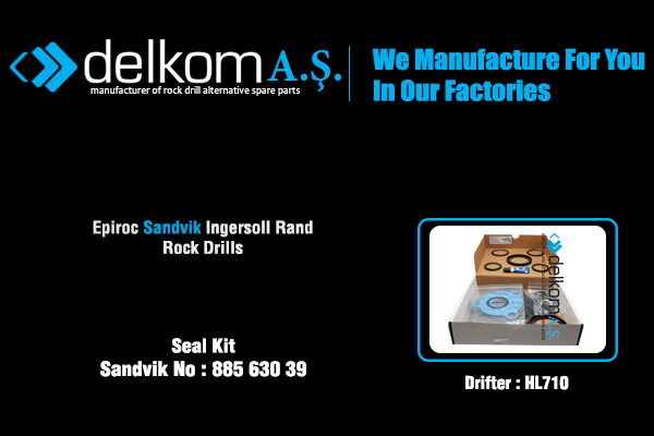 Tabanca Tamir Takımı HL710 Rock Drill Spare Parts