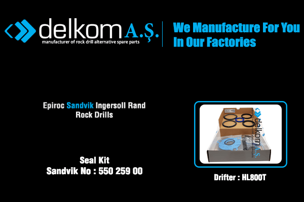 Tabanca Tamir Takımı HL800T Rock Drill Spare Parts