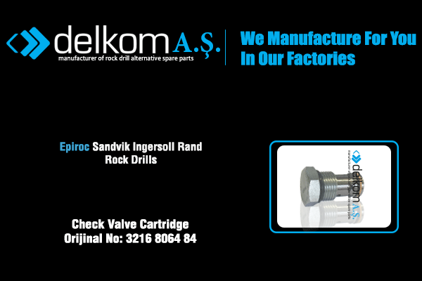 Robot Çene Gevşetme Valfi Rock Drill Spare Parts
