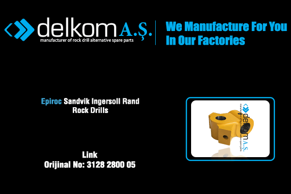 Ana Boom Ön Mafsalı Alt Rock Drill Spare Parts