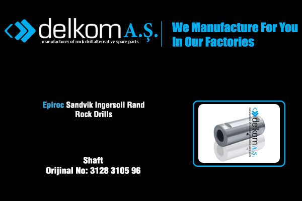 Ön Çene Mafsal Pimi Rock Drill Spare Parts
