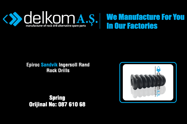Tabanca Taşıyıcı Vibrasyon Yayı Rock Drill Spare Parts