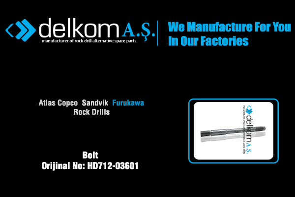 Gövde Saplaması Rock Drill Spare Parts