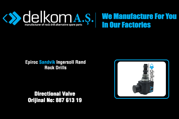 Selenoid Valf Komple Rock Drill Spare Parts