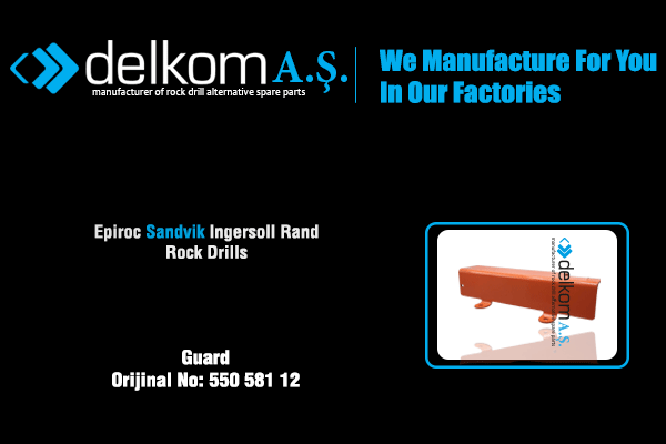 Gres Tankı Bağlantı Ayağı Rock Drill Spare Parts