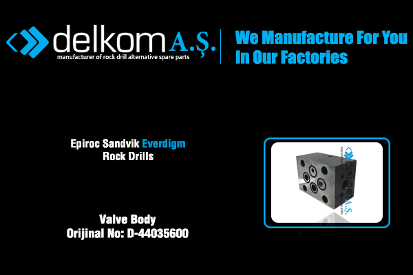 Darbe Valf Bloğu Rock Drill Spare Parts