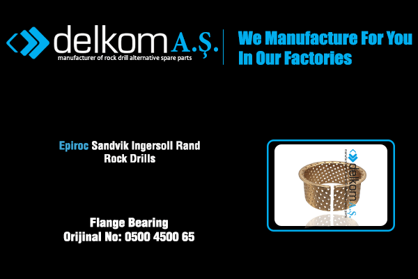 Robot Şaft Burcu Rock Drill Spare Parts