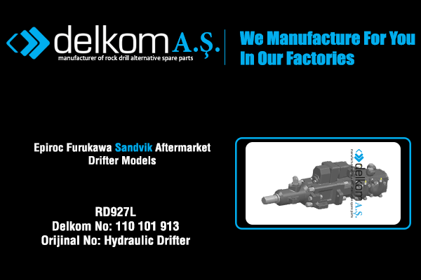 RD927L-C Rock Drill Spare Parts