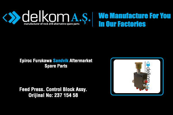 Baskı Ayar Valfi Komple Rock Drill Spare Parts