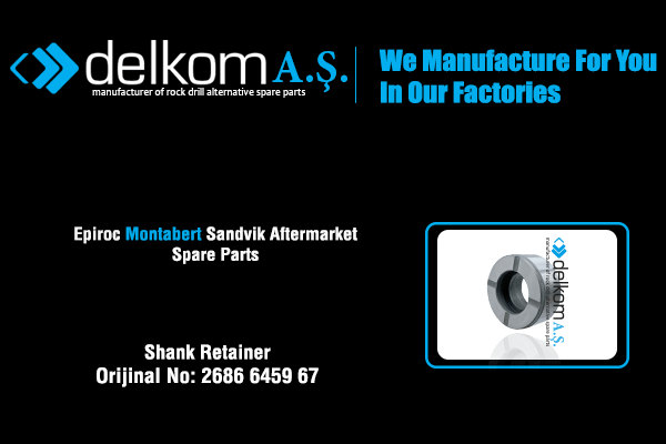 Şank Yatağı Ön Rock Drill Spare Parts