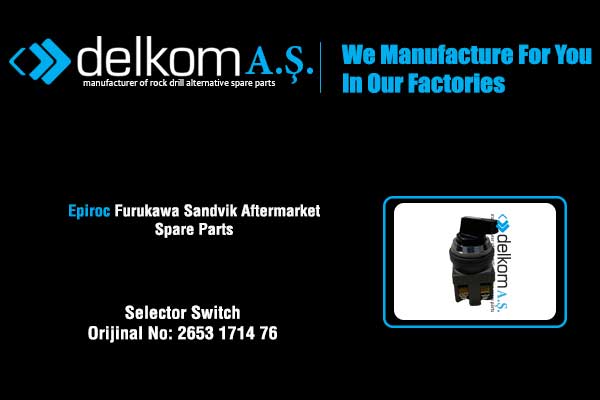 Konum Anahtarı Rock Drill Spare Parts