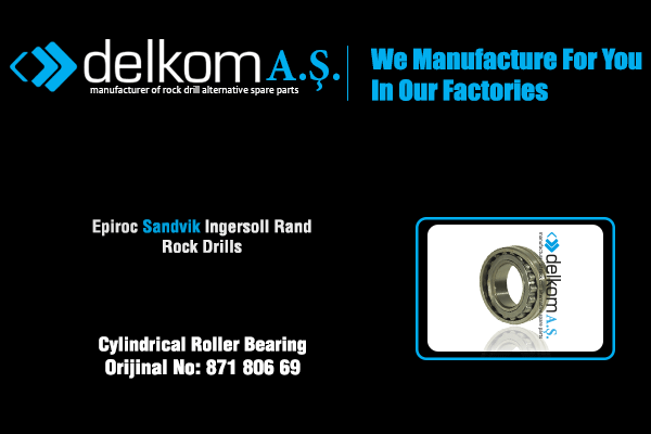 Cylindrical Roller Bearing Rock Drill Spare Parts