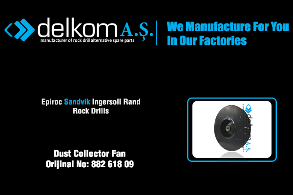 Dust Collector Fan Rock Drill Spare Parts